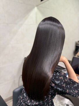 キュア 表参道(CURE) ブリーチなし/髪質改善/スモーキーカラー/グレーブラウン表参道