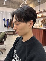ルックアット(Look at) 【Lookat】MEN'S HAIR 刈り上げセンターパート ニュアンスパーマ