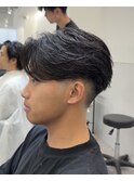 ミドルパートフェザーパーマニュアンスパーマ名古屋栄
