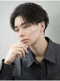かき上げショートアップバング刈り上げツーブロック短髪ビジネス