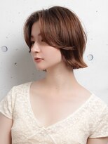 ピークアブー アヴェダ 池袋東武(PEEK-A-BOO AVEDA) 外ハネボブくびれミディブラウンカラー