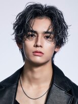リップスヘアー 渋谷 annex(LIPPS hair)&nbsp;シャドウパーマミディアムセンターパート