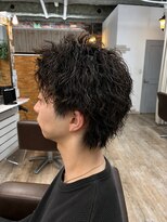 エルズ 大宮店(ailes) リバースセンターパート/ニュアンスウルフ/ダウンバング/大宮