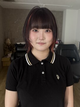 エトワ 中央店(etoi) 大分ミディアムボブレイヤー軽め韓国レイヤーくびれスタイル