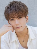 CITY men's メンズサロン/ニュアンスパーマ/フェザーパーマ/ダウンパーマ&nbsp;メンズショートフェザーパーマツーブロック刈り上げマッシュ