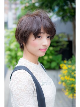 ロエナ(ROENA) クラシカルデジタルパーマバレイヤージュロブ