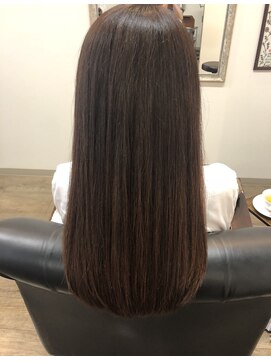 髪質改善専門ヘアエステサロン ヴェリテ(Verite) 髪質改善カラーエステ黒髪ロングストレート【南柏　verite】