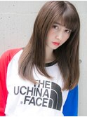 さらつやストレート アッシュベージュ 大人可愛い☆