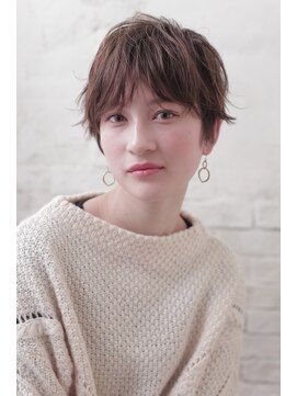 ネオリーブ シュシュ 神保町店(Neolive susu) ナチュラルショート　ショコラベージュ