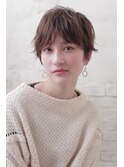 ナチュラルショート ショコラベージュ