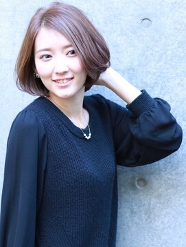 エムスラッシュ 横浜元町店(M.SLASH) ■大人可愛い毛先パーマアシンメトリーボブM.SLASH元町23-3★