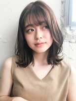 キリ 表参道(kyli)&nbsp;ボブルフ大人かわいいピンクベージュ薄めバングくびれモテ髪