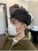 PEACE hair salonのツイスト、スパイラルのミックスパーマ