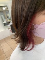 リー 甲子園(Lee)&nbsp;ワンポイント×ピンク×インナーカラー２☆