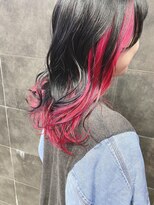 シモキタジャムズ&nbsp;インナーカラー/ピンク×レッド