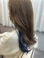 シーヤ(Cya) インナーネイビーブルー/髪質改善カラー/イルミナカラー