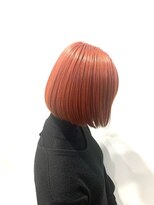 ギンザカミノア 東口店 高崎(GINZA CAMINOIA)&nbsp;ミニボブ×サーモンピンク