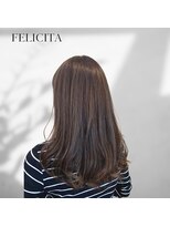フェリシータ ミューズ(FELICITA musse)&nbsp;【FELICITA】大人かわいいワンカール×チョコレートロング