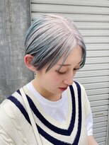 レコ 渋谷(LECO)&nbsp;シルバーとターコイズのデザインカラー