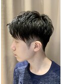 ツーブロックメンズショート