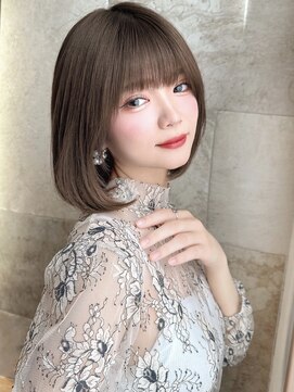 ロンド ジュルード 名古屋(Lond jeloud) トリートメント ブリーチなしダブルカラー 前髪縮毛矯正 57