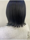 ○ブルー×ブラックアンブレラ○