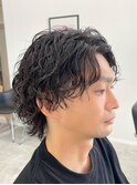 波巻きパーマツイストスパイラルパーマメンズ名駅名古屋