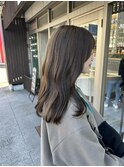【minim×mio】ブリーチなしの明るめベージュ