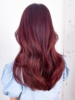 アイティー バイ アルバム 中野店(IT by ALBUM)&nbsp;ミルクティーピンクベビーピンクレイヤーロング_ba475481