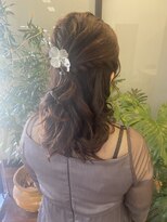 ネバーランド 平成店(NEVER LAND)&nbsp;ハーフアップセット／お呼ばれヘアセット