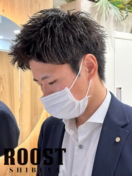 ルースト 渋谷店(ROOST) スパイキーショート×ツイストパーマ