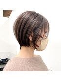 前髪 こなれミディ イメチェン 韓国マッシュ ウェーブパーマ