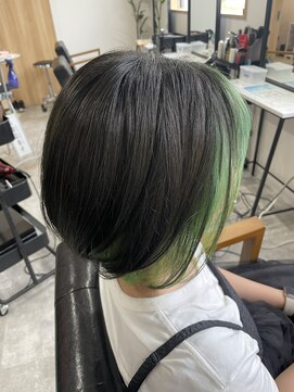 アンクレール 播磨店(en*clair) カット+インナーカラー