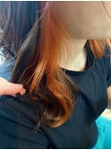 インナーカラーオレンジ
