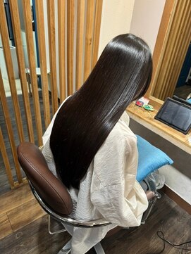 リンクス 久喜(LINKTH) 髪質改善ストレート/黒髪/ネビージュ/小顔/ワンレン