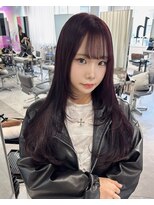 ユーフォリア 渋谷グランデ(Euphoria SHIBUYA GRANDE)&nbsp;暗染め　黒染　ラベンダー　ラベンダーブラック　YUKI