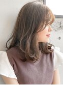 イメチェン艶感チェリーブラウンくせ毛風カール#256f0614