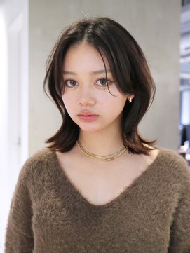 アルバム 新宿(ALBUM SHINJUKU) ロング顔周りレイヤー前髪カット韓国ヘア美髪_ba553632