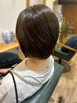 リッチ 横須賀中央店(Rich)&nbsp;オリーブグレージュカラー 透明感 ショートカット 30代 40代