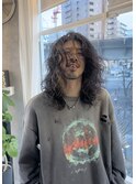 メンズロングパーマ〈スパイラル〉