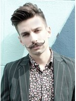 ジジバイワースホワイル(jiji by WORTH WHILE)&nbsp;刈り上げセンターパートサーフカールフェザーパーママレットヘア