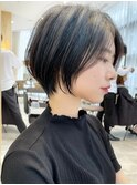 【３０代４０代５０代】マイナス5歳ショート/豊中/黒髪/小顔