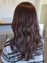 イース シー(ece.sie)&nbsp;ロングレイヤー×チェリーブラウン