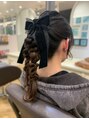 オーブ ヘアー ライラ 山王店(AUBE HAIR raira)&nbsp;ポニー編み下ろし