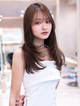 イルハバナ 渋谷(ill HAVANA) 髪質改善レイヤーカット/ココアベージュ/ヘーゼルブラウン/小顔