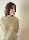 品よく揺れるレイヤーボブ