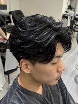 ビカムメンズヘアー 栄店(become men's hair)&nbsp;毛流れセンターパートフェザーパーマ