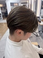 ギルド 清瀬店(GUILD)&nbsp;オリーブブラウンフェザーパーマショート