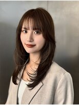 シュルール(chorule)&nbsp;ナチュラルレイヤー+シアーモカブラウン+髪質改善トリートメント