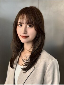 シュルール(chorule) ナチュラルレイヤー+シアーモカブラウン+髪質改善トリートメント